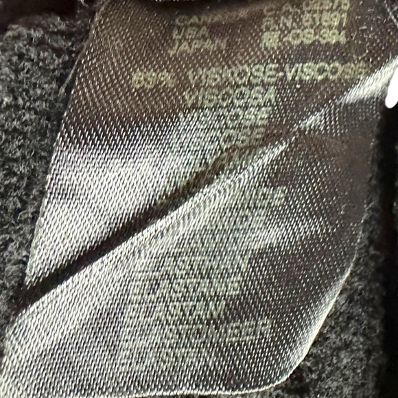 Escada Ribbed Fishnet Sleeves Turtleneck Sweater in Black Size 36 Small Euro - Picture 8 of 10